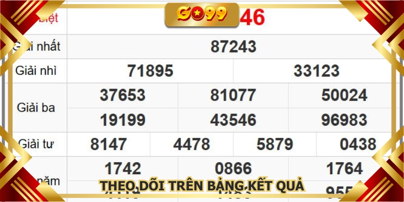 Theo dõi liên tục để thay đổi chiến thuật