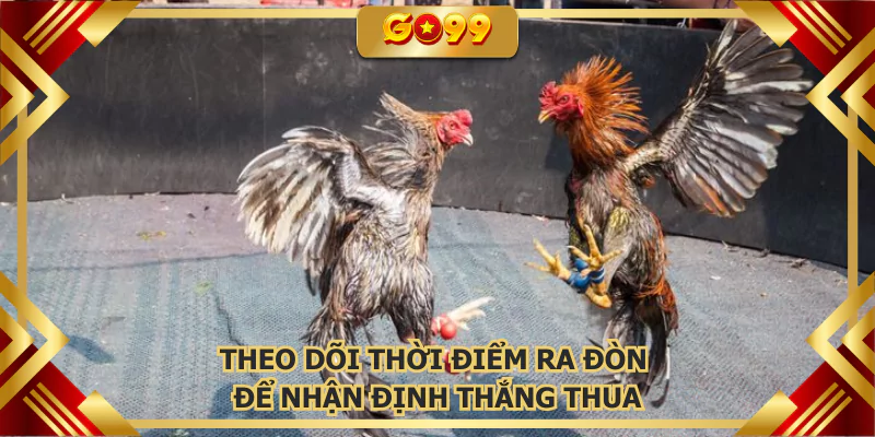 Theo dõi thời điểm ra đòn để nhận định thắng thua