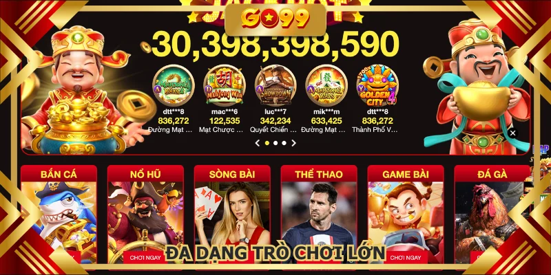 Số lượng trò chơi được cập nhật liên tục